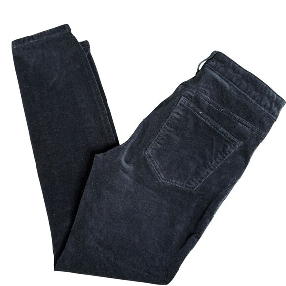 Pilcro And The Letterpress High Rise Skinny Corduroy Pants Women's Size 27 Black - Picture 10 of 12